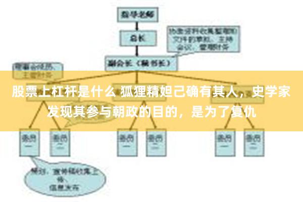 股票上杠杆是什么 狐狸精妲己确有其人，史学家发现其参与朝政的目的，是为了复仇