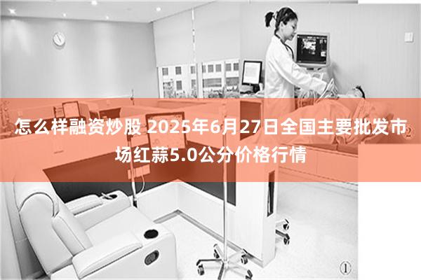 怎么样融资炒股 2025年6月27日全国主要批发市场红蒜5.0公分价格行情