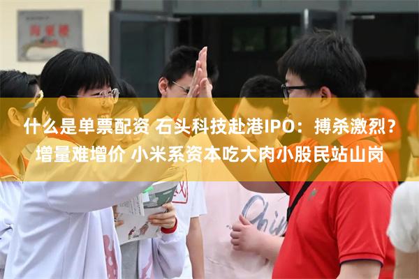 什么是单票配资 石头科技赴港IPO：搏杀激烈？增量难增价 小米系资本吃大肉小股民站山岗